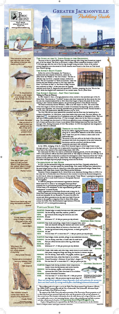 The Greater Jacksonville Paddling Guide